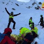 Incidente sul Corno alle Scale: Sei escursionisti scivolati per 30 metri in un canale di ghiaccio, quattro feriti in ospedale