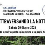 Il CAI di Castiglione dei Pepoli ci accompagna ad un trekking inusuale con “Pizzata a Mezzanotte”