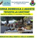In concomitanza con il Mercato Straordinario e il Mercatino Genuino, torna “Svuota la Cantina” mercatino del riuso.
