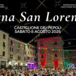 Festa di San Lorenzo 2026 a Castiglione dei Pepoli, con cena in Centro Storico sabato 8 agosto