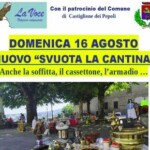 Castiglione dei Pepoli. Mercatino del riuso “Svuota la Cantina”. Nuova manifestazione domenica 16 agosto